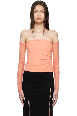Helmut Lang Pink Polyester Blouse