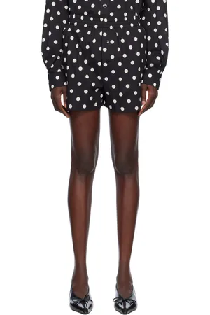 Moschino Black Allover Polka Dots Shorts