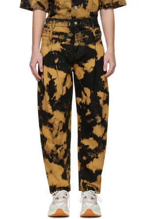 Feng Chen Wang Black Double Jeans