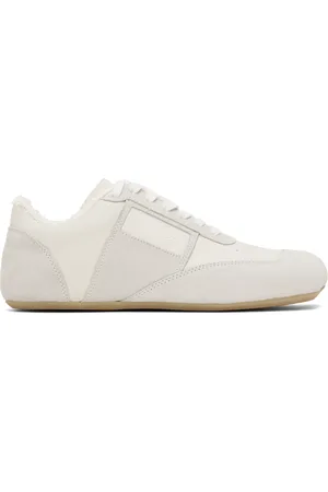 Maison Margiela White & Gray Anatomic Sneakers