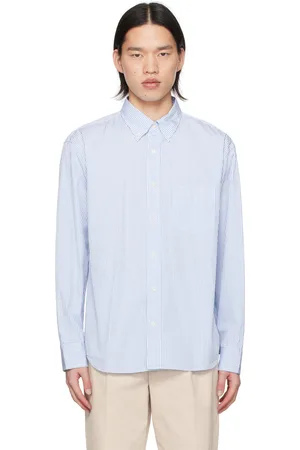 GANT Blue & White Striped Shirt