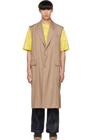 Feng Chen Wang Brown Polyester Vest