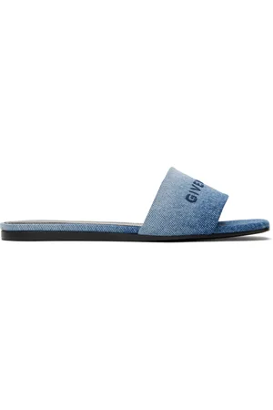 Givenchy Blue 4G Flat Sandals