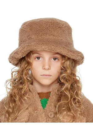 Stand Studio Kids Beige Wera Faux-Fur Bucket Hat