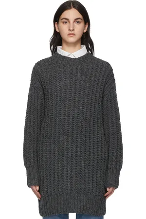 Ami Grey Hand-Knitted Sweater