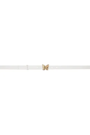 MISS BLUMARINE Kids White Cintura Belt