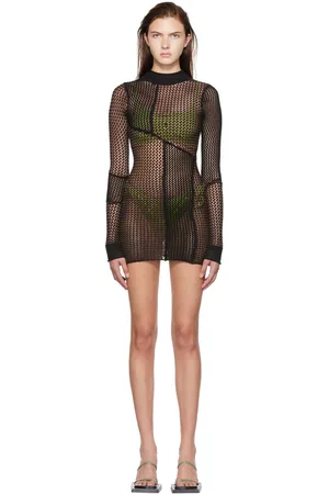 DANIELLE GUIZIO SSENSE Exclusive Brown Minidress