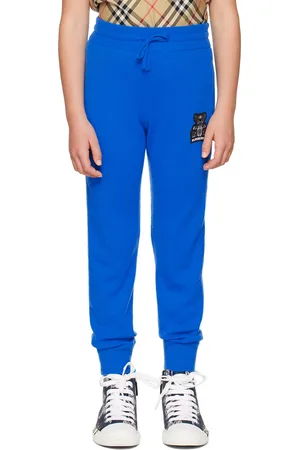 Burberry Kids Blue Thomas Bear Lounge Pants