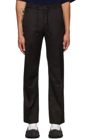Cornerstone Brown Drawstring Straight Trousers