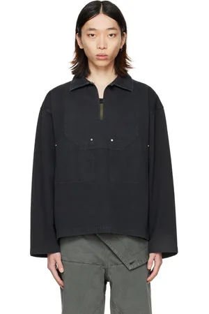 DION LEE Black Rivet Shirt