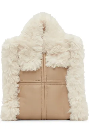 Stand Studio Kids Beige & Off-White Lizzie Bag