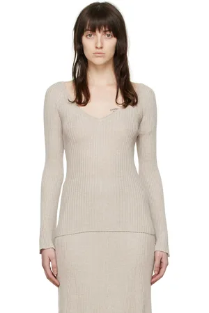GABRIELA HEARST Beige Silk Sweater