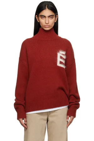 Etudes Red Recycled Wool Turtleneck