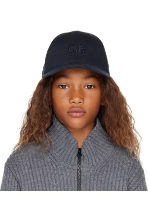 C.P. Company Kids Navy Embroidered Cap