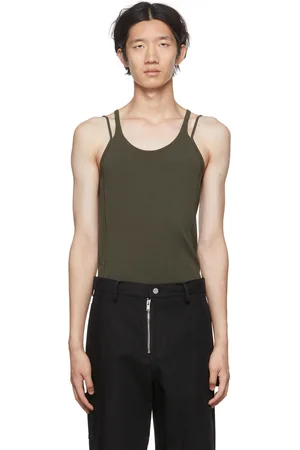 DION LEE Khaki Density Tank Top