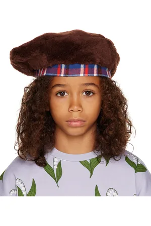 Mini Rodini Kids Highland Faux-Fur Beret