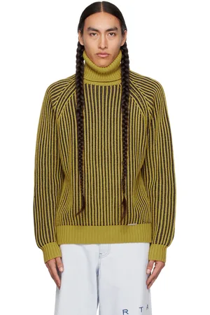RTA Yellow Foldover Turtleneck