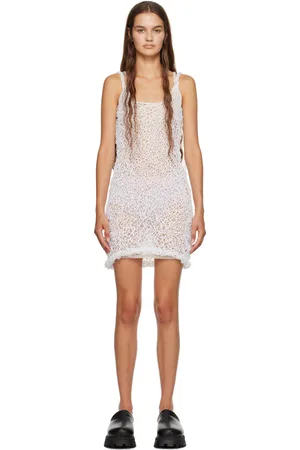 SIMON MILLER White Abba Minidress