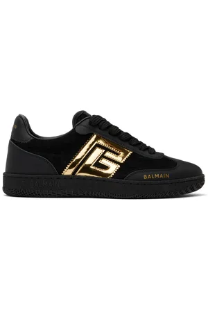 Balmain Black Swan Sneakers