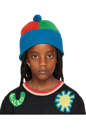 Stella McCartney Kids Multicolor Colorblock Beanie