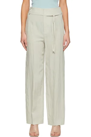 Vince Beige Tencel Trousers