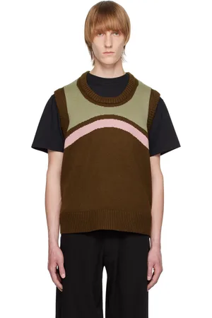 Insatiable High SSENSE Exclusive Brown Marshmallow Dasher Vest