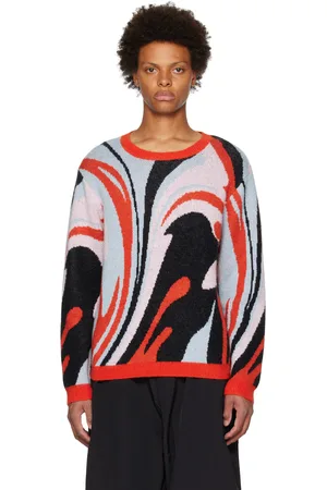 RTA Red Graphic Sweater