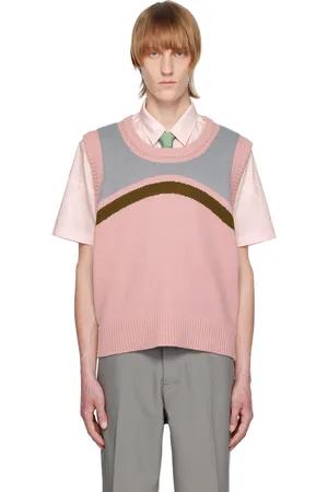 Insatiable High SSENSE Exclusive Pink Marshmallow Dasher Vest