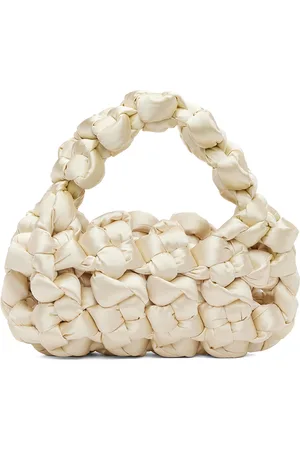 KARA SSENSE Exclusive White Exploded Knot Shoulder Bag
