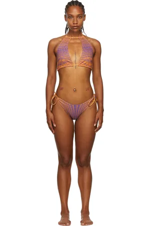 BARRAGÁN SSENSE Exclusive Orange & Purple Ambra Bikini