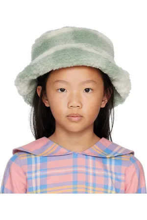 Stand Studio Green & Off-White Wera Bucket Hat