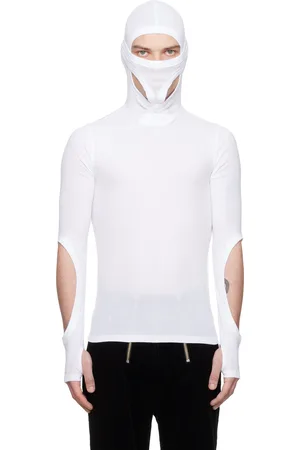 DION LEE Interlock Mask Turtleneck