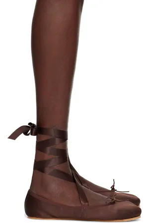 Repetto Brown Sophia Ballerina Flats