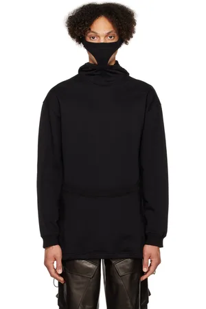 DION LEE Interlock Mask Hoodie