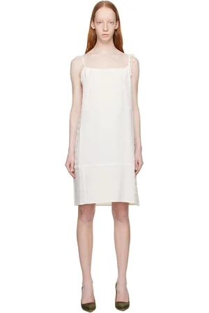 Wynn Hamlyn Off-White Patchwork Minidress