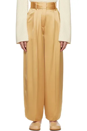 By Malene Birger Yellow Fallapella Trousers