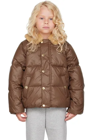 Mini Rodini Kids Brown Dog Jacket