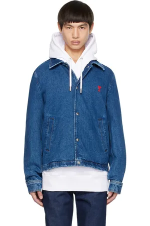 Ami Blue Ami de Coeur Denim Jacket