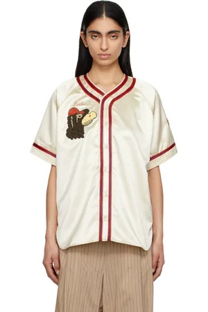 BODE Off-White Redtail Baseball Shirt