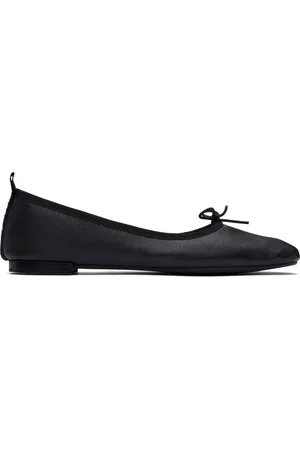 Repetto Black Garance Square-Toe Ballerina Flats