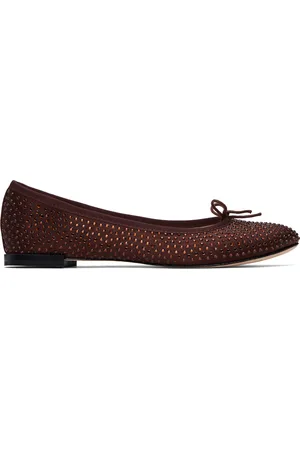 Repetto Brown High Cendrillon Ballerina Flats