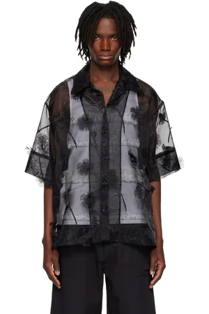 Simone Rocha Carnation Organza Boxy Shirt