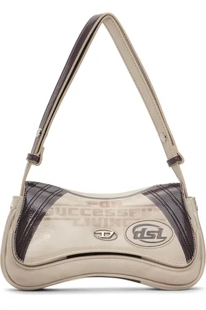 Diesel Off-White & Gray Play-Glossy Clutch