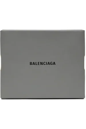 Balenciaga Gray Shopper Sneaker Box Clutch