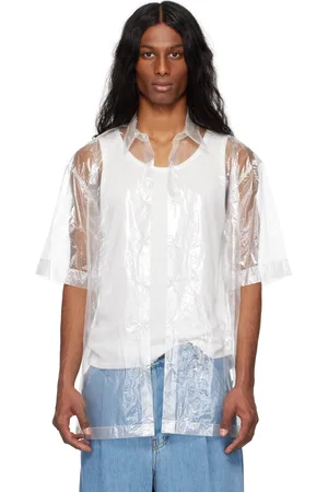 DRIES VAN NOTEN Transparent Nylon Shirt