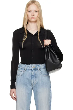 Balenciaga Black Garde-Robe Stretch Shirt