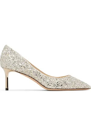 Jimmy Choo Silver Romy 60 Heels