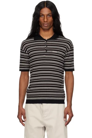 Andersson Bell Black & Brown Stripe Sweater Polo