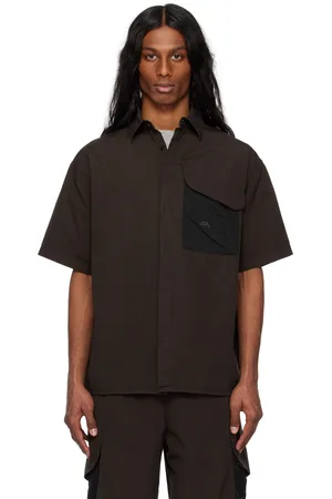 A-cold-wall* Brown Brunswick S/S Shirt