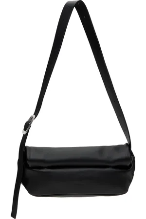 Jil Sander Black Rollup Small Square Belt Bag